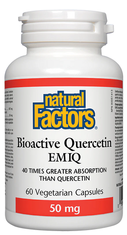 Natural Factors Bioactive Quercetin EMIQ 50 mg, 60 caps