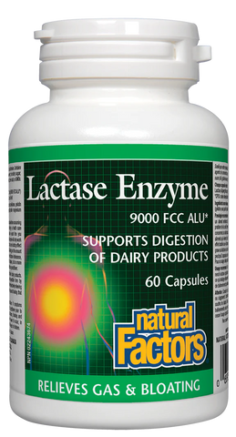 Natural Factors Lactase Enzyme, 60 Caps