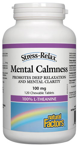 Natural Factors Mental Calmness, 120 Chewable Tabs